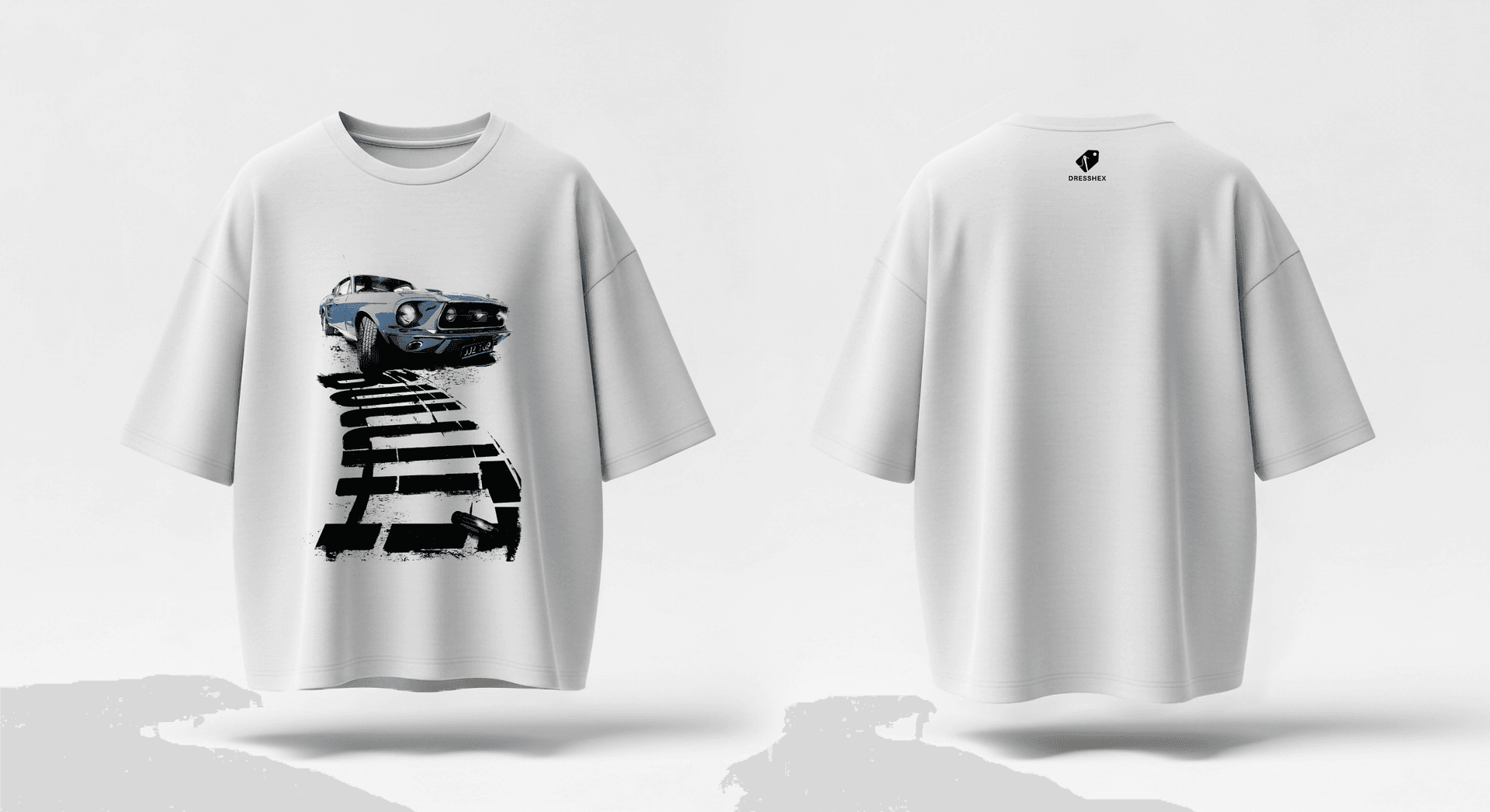 Midnight Muscle Drop Shoulder Tee - Image 1