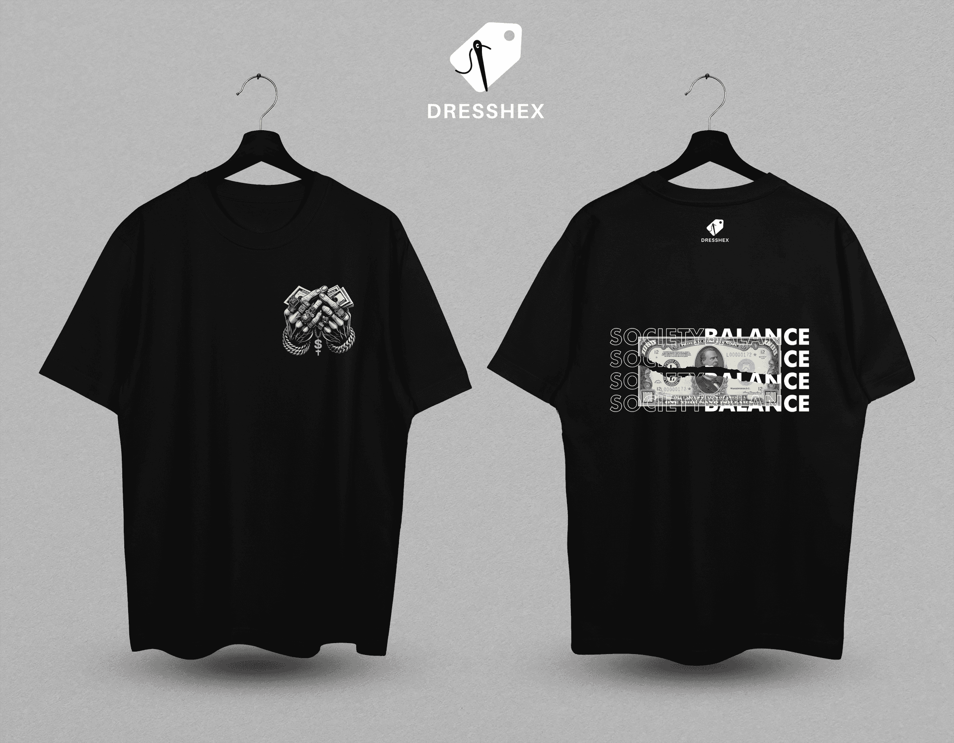 Society Balance Money Streetwear Tee